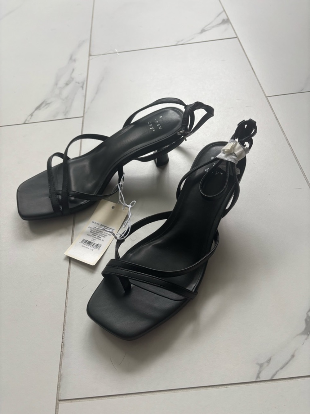 Black Strappy Shoe